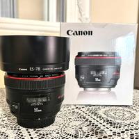 Canon 50mm F1.2 (compatibile con adattatore RF)
