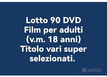 Stock 90 DVD originali super selezionati