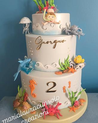 torta finta in gomma eva 
