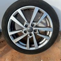 Set 4 Cerchi Audi 17" + Gomme Pirelli Cinturato