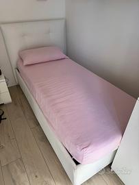 Letto singolo contenitore + materasso