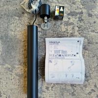 Lampada cilindro a sospensione IdealLux nera