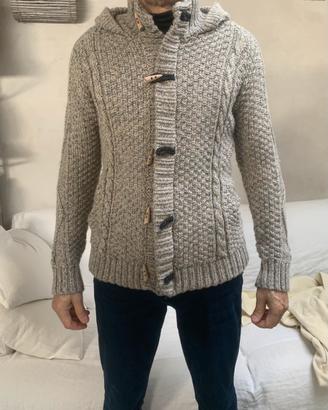 Cardigan maglione lana