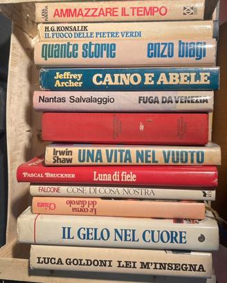 Lotto di 12 libri usati assortiti