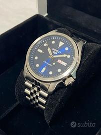 Seiko 5 blu SRPE63 full set + jubilee non incluso