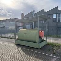 Cisterna 5000 litri omologata CE con TETTOIA