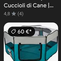 Recinto per cuccioli di cane