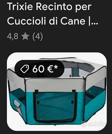 Recinto per cuccioli di cane