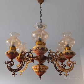 coppia di lampadari anni 50