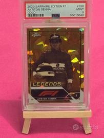 topps chrome leggends 2023 sapphire f.1. 198 SENNA