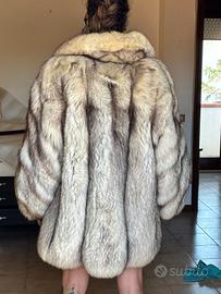 pelliccia volpe argentata