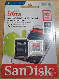 Scheda memoria SanDisk Ultra microSDHC 32 GB