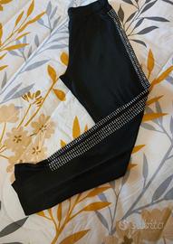 Leggings eleganti donna TG L  colore nero 