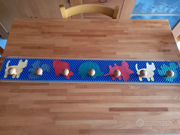 Attaccapanni muro 7 pomoli