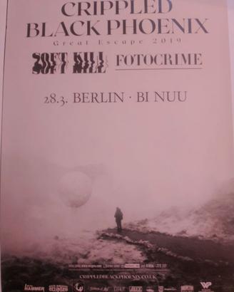 CRIPPLED BLACK PHOENIX 2019 TOUR POSTER