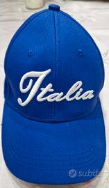 Cappellino baseball berretto Italia blu