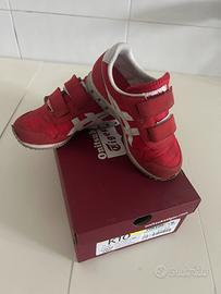 Scarpe bimbo Onitsuka tiger 27 rosse