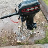 fuoribordo 15 CV 2T  evinrude + BARCA 4 METRI