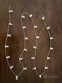 Puleggia ganci per tende a onde - 150cm, passo 6cm