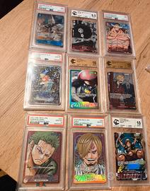 Carte One Piece e Pokémon