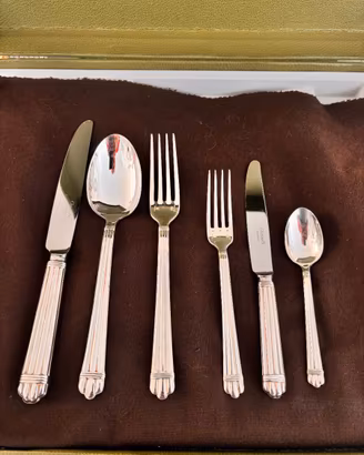 Christofle Aria silver accent 36 posate