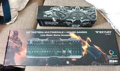 Tastiera Mouse e Tappetino da gaming