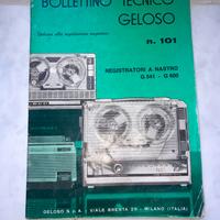 Bollettino tecnico Geloso 101