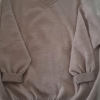 Pullover Paul & Shark in cotone, color sabbia XL