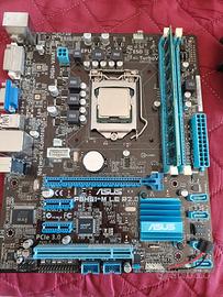 scheda madre Asus CPU Intel ram e dissipatore 
