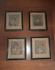 Francesco Bartolozzi Engravings Print Stagioni