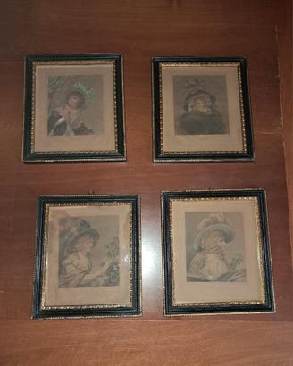 Francesco Bartolozzi Engravings Print Stagioni