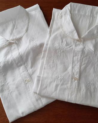 Camicia da notte aperta davanti