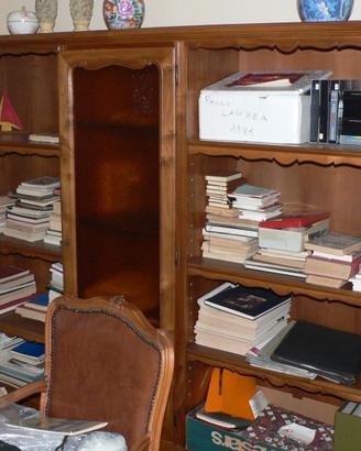 Scrivania e libreria