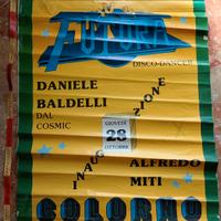 poster futura discoteca apertura dj Baldelli 
