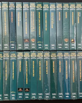 John Wayne – Lotto 38 VHS “L’eroe americano"