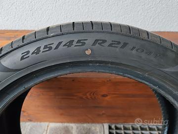 Gomme estive 245/45 r21 Pirelli PZero nuove