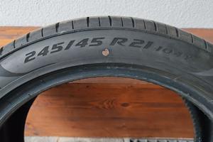 Gomme estive 245/45 r21 Pirelli PZero nuove