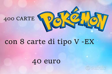 Pokémon GCC: 400 carte e 8 rare di tipo V - EX