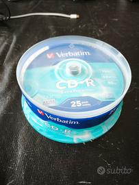 CDR verbatim 25 dischi 
