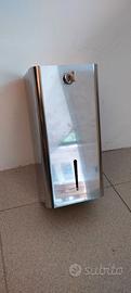 Dispenser in INOX per carta igienica intercalata