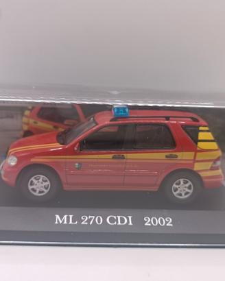 Modellino Auto Mercedes Vigili Del Fuoco 
