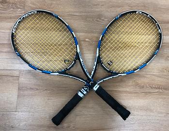 2 racchette babolat pure drive lite + borsone