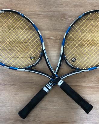 2 racchette babolat pure drive lite + borsone