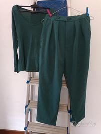 completo verde scuro donna