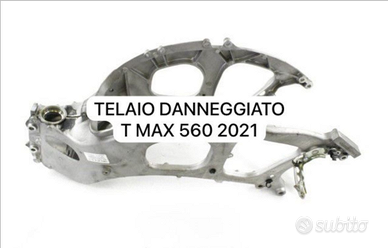 Telaio documenti e targa YAMAHA T MAX 560 2021