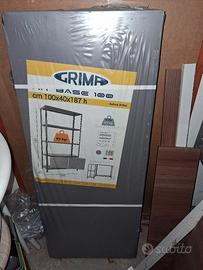 Grima Scaffale Incastro Zincato 5 Ripiani 