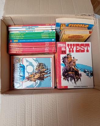 scatola circa 50 fumetti 