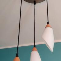 Lampada applique con lampadario abbinato
