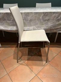 Sedie in metallo