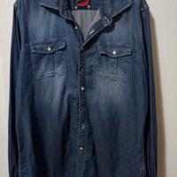 Camicia donna colore jeans 